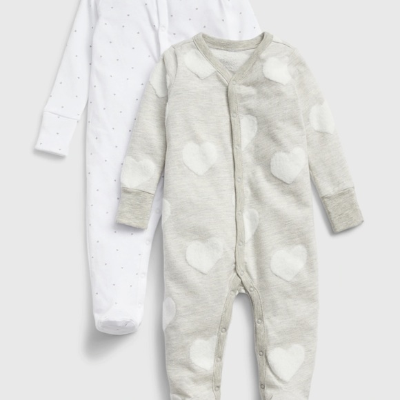 Baby GAP cotton onesie / footed one piece bodysuit x5 - Picture 4 of 5
